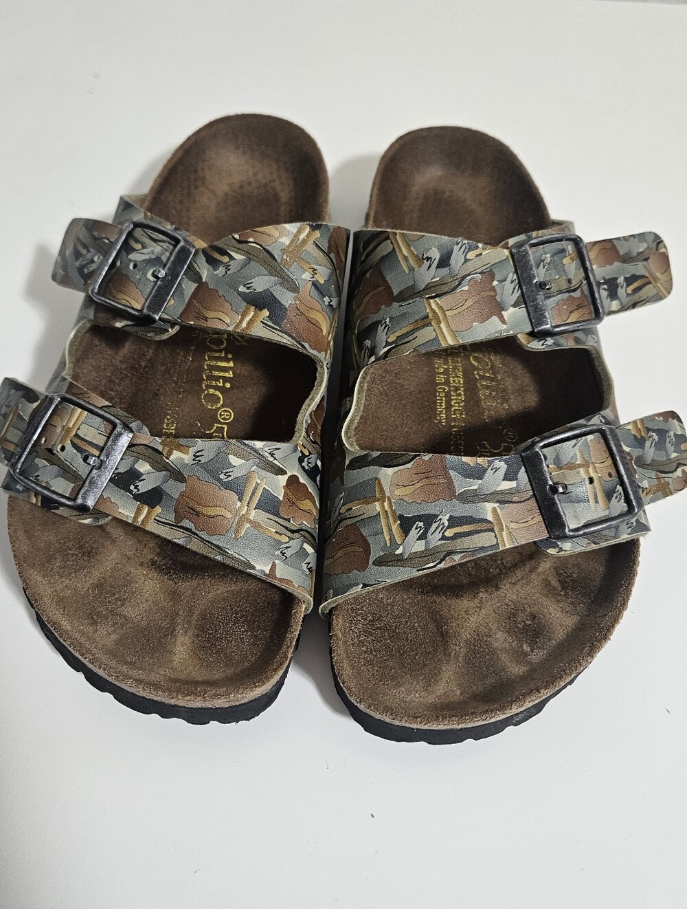 Birkenstock Garcia Papillio Arizona Sandals  California Mission Brown Size 7 36